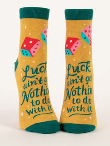 Luck Ain't Got Nothin' - Women's Ankle Socks
