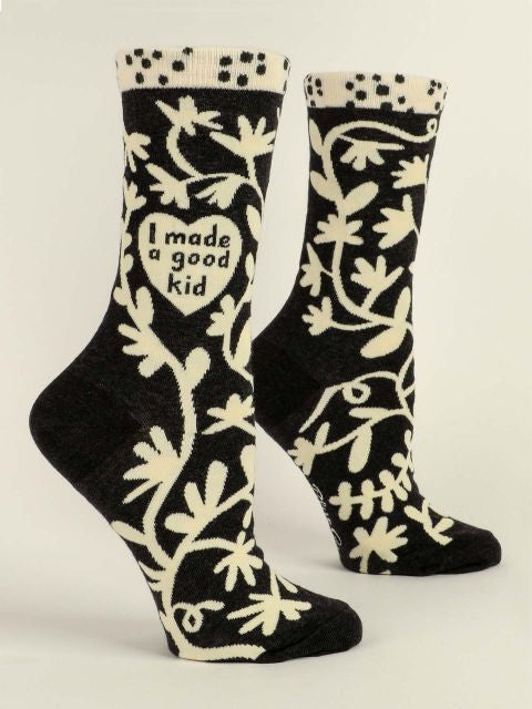 I Made a Good Kid - Women's Crew Socks