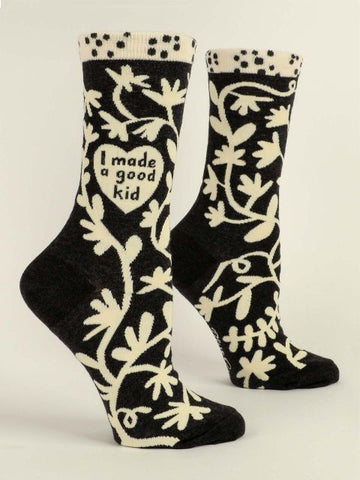 I Made a Good Kid - Women's Crew Socks