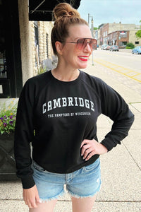 "Cambridge - The Hamptons of Wisconsin" Graphic Sweatshirt
