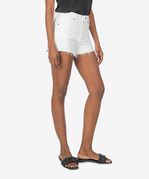 Kut - Jane High Rise Shorts (White)