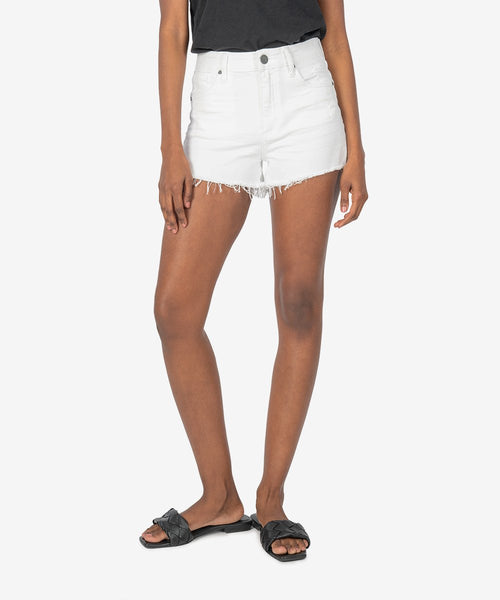 Kut - Jane High Rise Shorts (White)