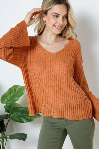 Harper Summer Sweater - Sunset