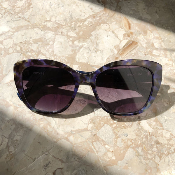 Blue Tortoise Shell Sunglasses