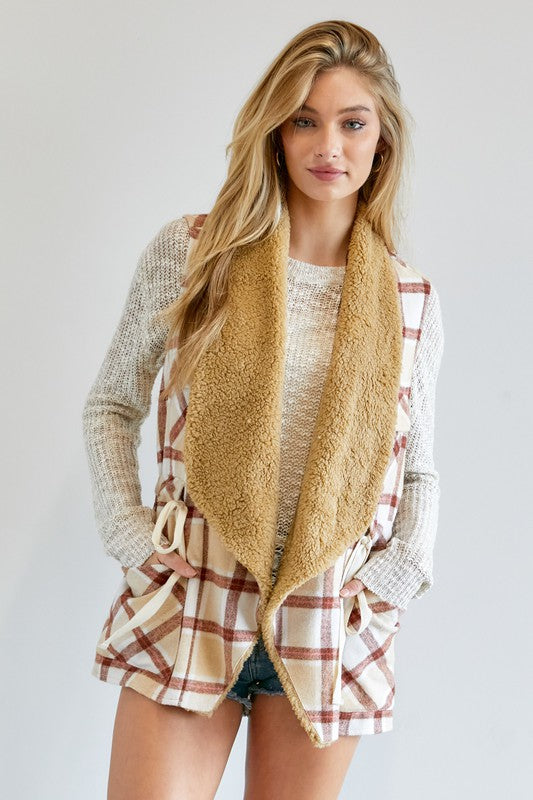 Piper Plaid Vest