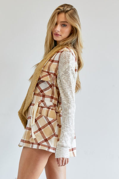 Piper Plaid Vest