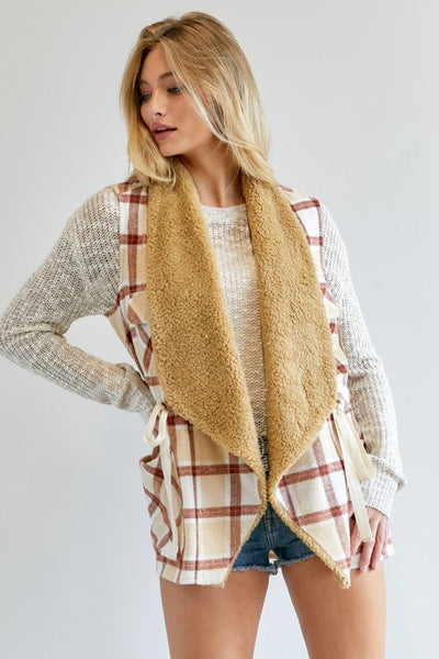 Piper Plaid Vest