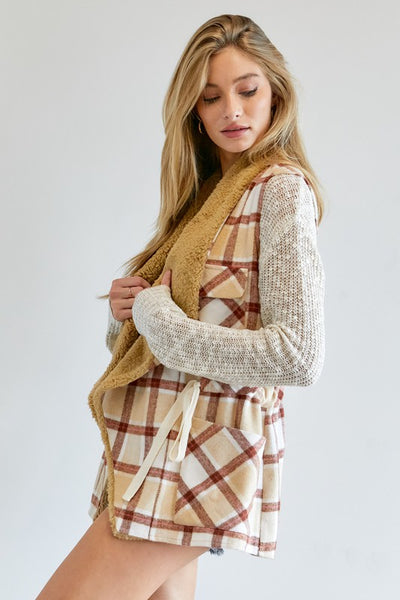 Piper Plaid Vest