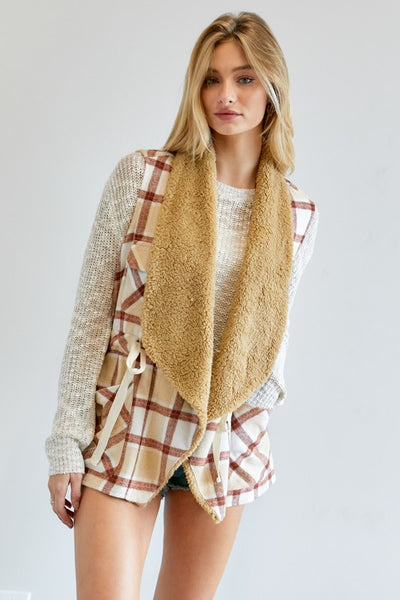 Piper Plaid Vest