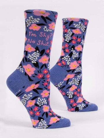 I'm Shy? No Sh*t - Women's Crew Socks