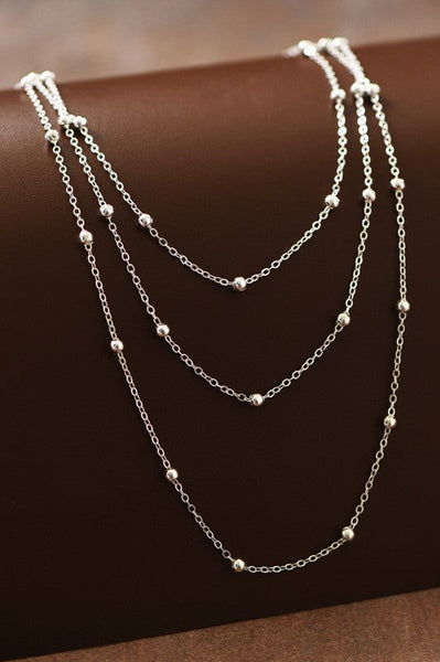Silver Multi-Layer Necklace