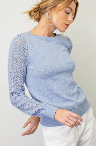 Sky Blue Sweater