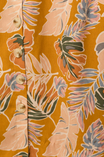 Lyla Tropical Print Skirt