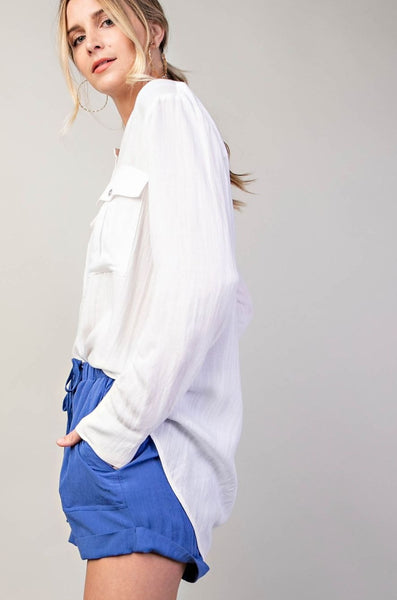 White Button Down