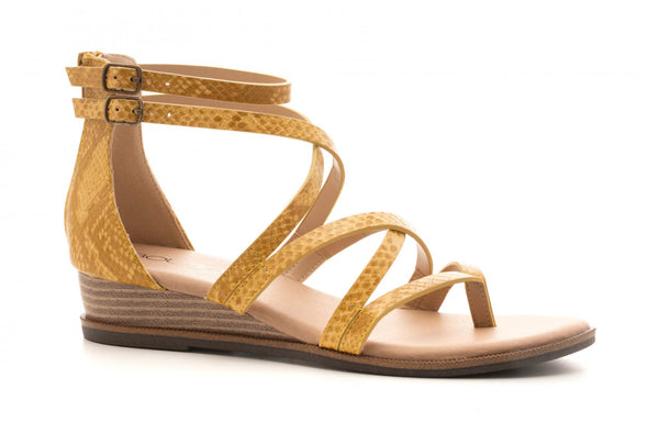 Yellow Gladiator Sandals